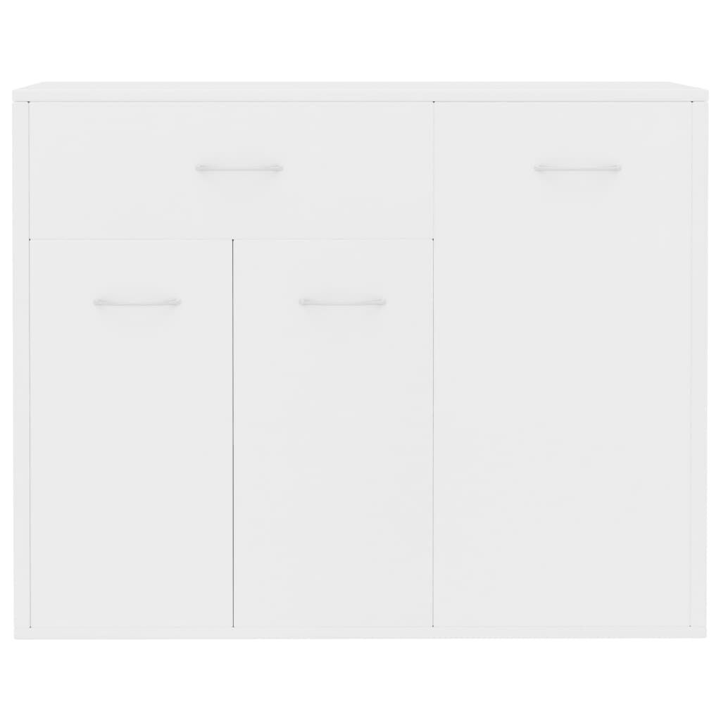 vidaXL Μπουφές Λευκός 88 x 30 x 70 εκ. από Επεξ. Ξύλο