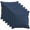vidaXL &Kappa;ά&lambda;&upsilon;&mu;&mu;&alpha; &Mu;&alpha;&xi;&iota;&lambda;&alpha;&rho;&iota;&omicron;ύ 6 pcs HOUTEN &Mu;&pi;&lambda;&epsilon; 45 x 45 cm &Psi;&epsilon;ύ&tau;&iota;&kappa;&omicron; &Lambda;&iota;&nu;ό