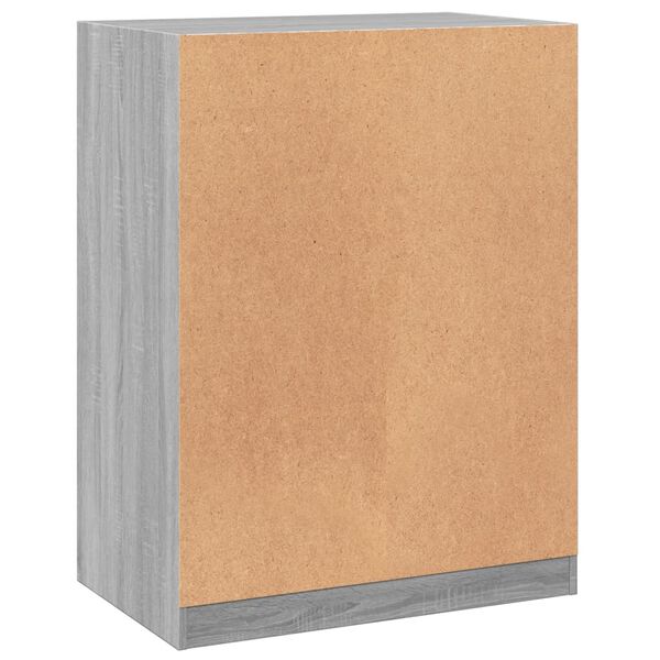 vidaXL Ντουλάπα Γκρι Sonoma 77x48x102 εκ. από Επεξεργασμένο Ξύλο