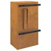 vidaXL γραμματοκιβώτιο Σκ rusty 30 x 23 x 55 εκ.