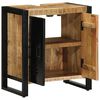vidaXL Ντουλάπα Μπάνιου Καφέ 55 x 35 x 60 εκ. Μασίφ ξύλο μάνγκο