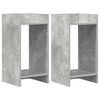 vidaXL &Beta;ά&sigma;&eta; &phi;&upsilon;&tau;ώ&nu; &mu;&epsilon; &rho;ά&phi;&iota; 2 pcs &Sigma;&kappa;&upsilon;&rho;ό&chi;&rho;&omega;&mu;&omicron; &Gamma;&kappa;&rho;&iota; 30 x 30 x 60 cm