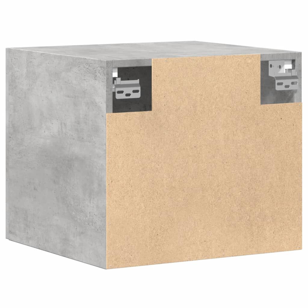 vidaXL Ντουλάπι Τοίχου Γκρι Σκυρ. 45x42,5x40 εκ. Επεξεργασμένο Ξύλο