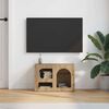 vidaXL &Nu;&tau;&omicron;&upsilon;&lambda;ά&pi;&iota; TV Artisan Oak 60 x 35 x 40 &epsilon;&kappa;. &Epsilon;&pi;&epsilon;&xi;&epsilon;&rho;&gamma;&alpha;&sigma;&mu;έ&nu;&omicron; &xi;ύ&lambda;&omicron;