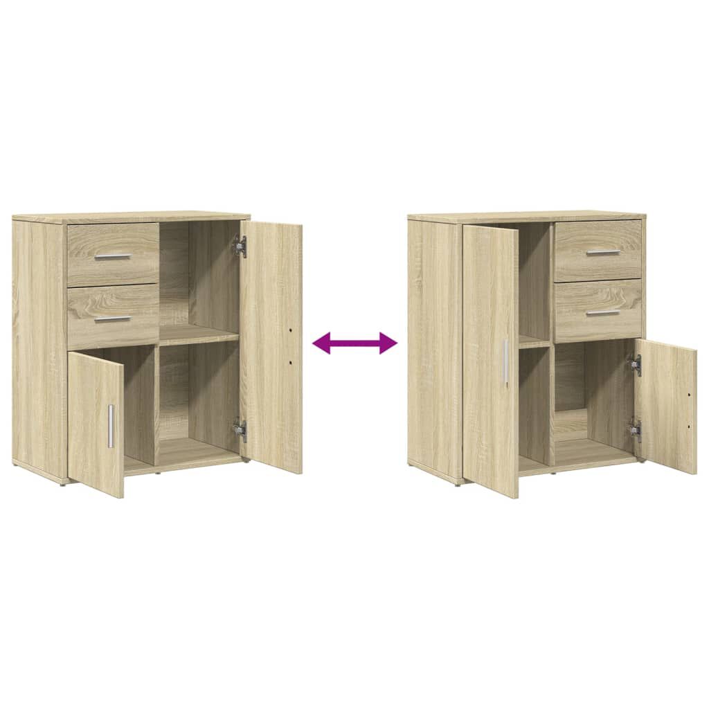 vidaXL Βοηθητικό Ντουλάπι Sonoma Δρυς 60x31x70 εκ. Επεξεργασμένο Ξύλο