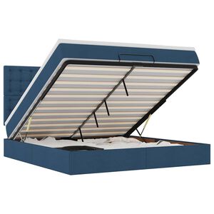 vidaXL &Omicron;&theta;&omega;&mu;&alpha;&nu;&iota;&kappa;ό &kappa;&rho;&epsilon;&beta;ά&tau;&iota; &mu;&epsilon; &sigma;&tau;&rho;ώ&mu;&alpha; &mu;&pi;&lambda;&epsilon; 160x200cm ύ&phi;&alpha;&sigma;&mu;&alpha;