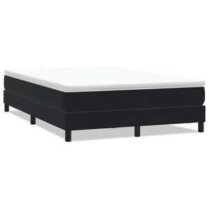 vidaXL Box Spring &Kappa;&rho;&epsilon;&beta;ά&tau;&iota; &chi;&omega;&rho;ί&sigmaf; &sigma;&tau;&rho;ώ&mu;&alpha; &Mu;&alpha;ύ&rho;&omicron; 160x210 cm &Beta;&epsilon;&lambda;&omicron;ύ&delta;&iota;&nu;&omicron;