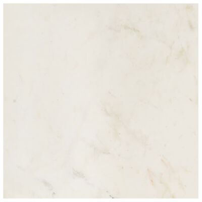 vidaXL Τραπεζάκι Σαλονιού Λευκό 60x60x35 εκ. Πέτρα με Μαρμάρινη Υφή