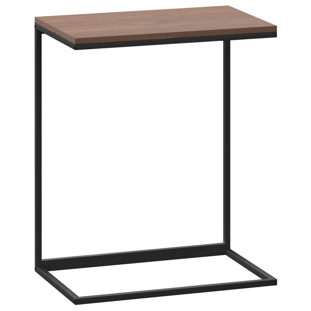 vidaXL Τραπέζι Βοηθητικό Μαύρο 55x35x66 εκ. από Επεξεργασμένο Ξύλο