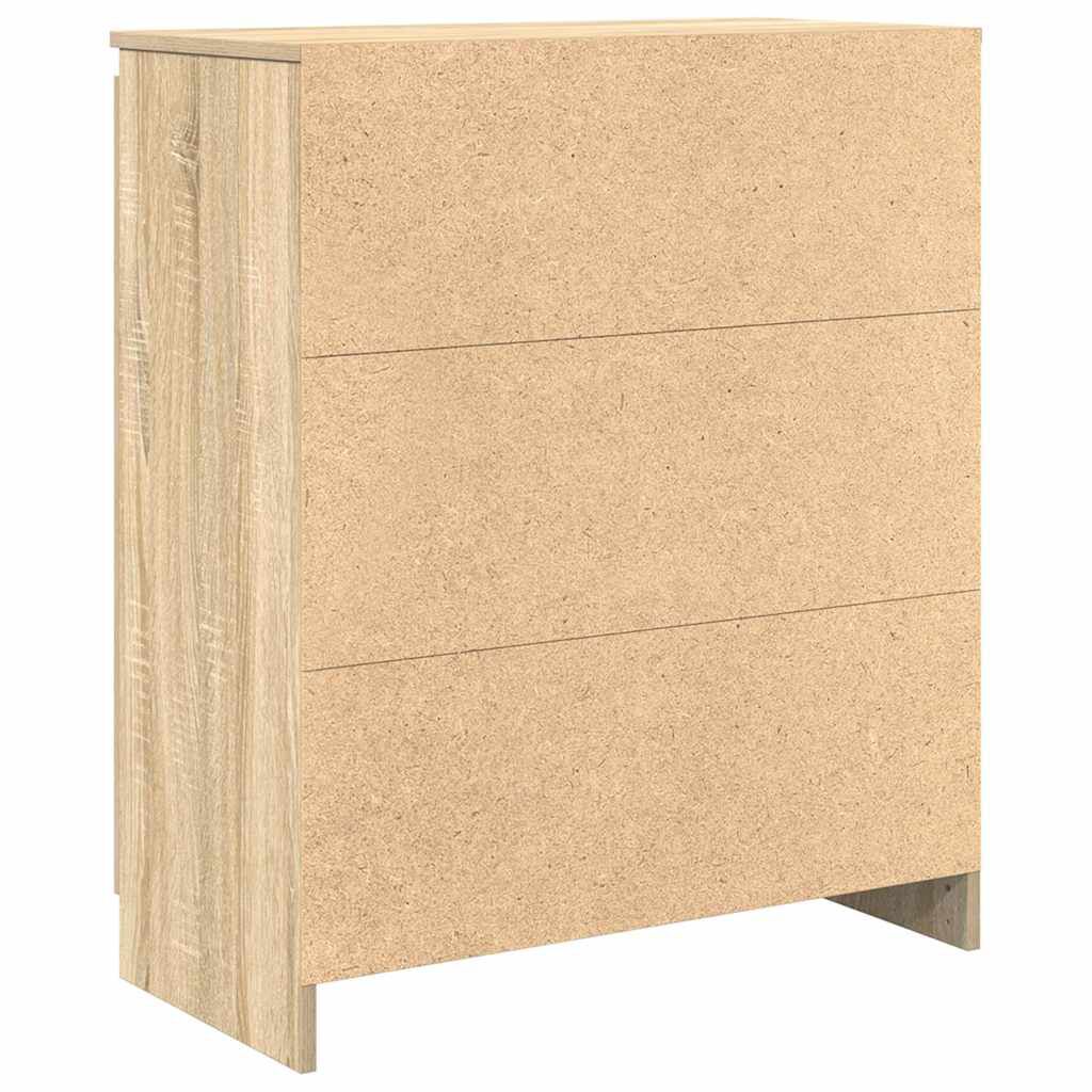 vidaXL Συρταριέρα με Συρτάρια Sonoma Δρυς 71x35x84 εκ. από Επεξ. Ξύλο