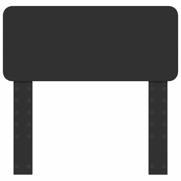 vidaXL Κεφαλάρι με κεφαλάρι Μαύρη Οξυά 75 cm Επεξεργασμένο ξύλο