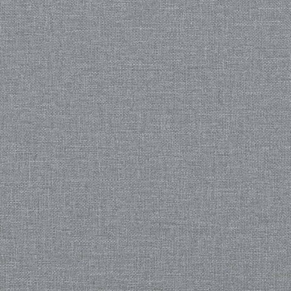 vidaXL Κρεβάτι Boxspring με Στρώμα Ανοιχτό Γκρι 90x200 εκ. Υφασμάτινο