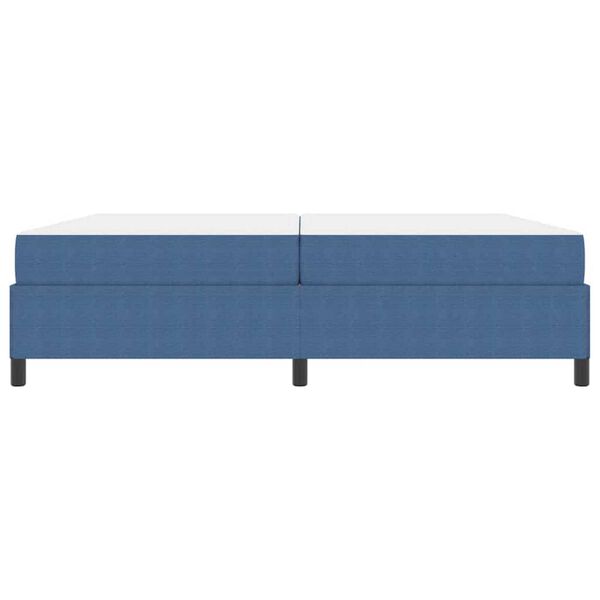 vidaXL Σκελετός Κρεβατιού Μπλε 200 x 200 cm Βελούδο