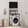 vidaXL Ντουλάπι πλυντηρίου Μαύρη δρυς 68 x 48.5 x 194 εκ