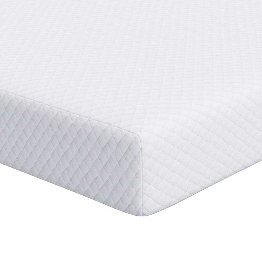 vidaXL Στρώματα Λευκό 70 x 200 cm 100% ύφασμα πολυεστέρα με τζακάρ