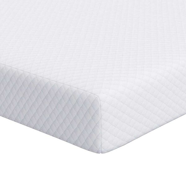 vidaXL Στρώματα Λευκό 70 x 200 cm 100% ύφασμα πολυεστέρα με τζακάρ