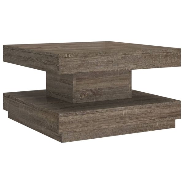 vidaXL Τραπεζάκι Σαλονιού Γκρι 60 x 60 x 35 εκ. από MDF