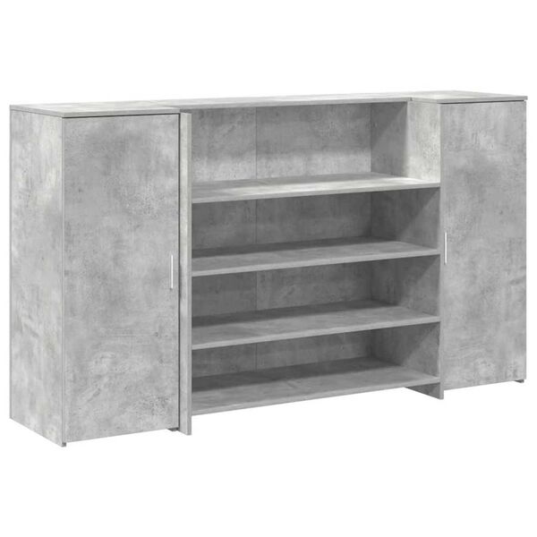 vidaXL Γραφείο υποδοχής 180x50x103,5εκ. Επεξεργασμένο Ξύλο