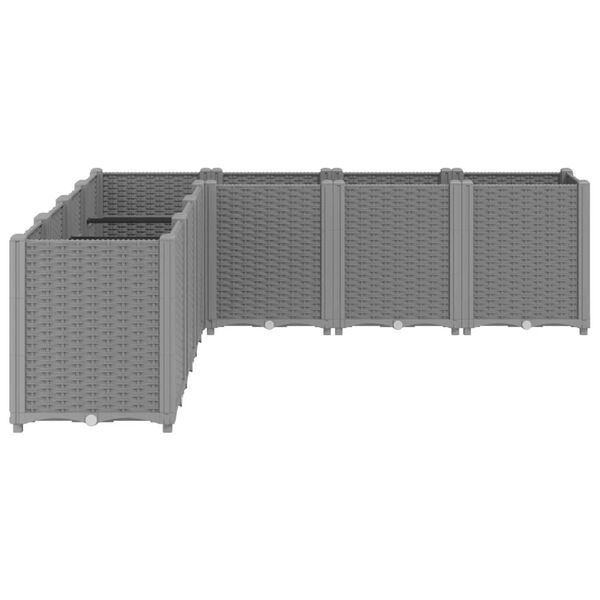 vidaXL &Zeta;&alpha;&rho;&nu;&tau;&iota;&nu;&iota;έ&rho;&alpha; &Kappa;ή&pi;&omicron;&upsilon; &Alpha;&nu;&omicron;&iota;&chi;&tau;ό &Gamma;&kappa;&rho;&iota; 160x160x53 &epsilon;&kappa;. &Pi;&omicron;&lambda;&upsilon;&pi;&rho;&omicron;&pi;&upsilon;&lambda;έ&nu;&iota;&omicron;