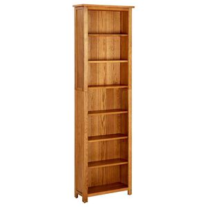 vidaXL &Beta;&iota;&beta;&lambda;&iota;&omicron;&theta;ή&kappa;&eta; &mu;&epsilon; 7 &Epsilon;&pi;ί&pi;&epsilon;&delta;&alpha; 60x22x200 &epsilon;&kappa;. &alpha;&pi;ό &Mu;&alpha;&sigma;ί&phi; &Xi;ύ&lambda;&omicron; &Delta;&rho;&upsilon;ό&sigmaf;