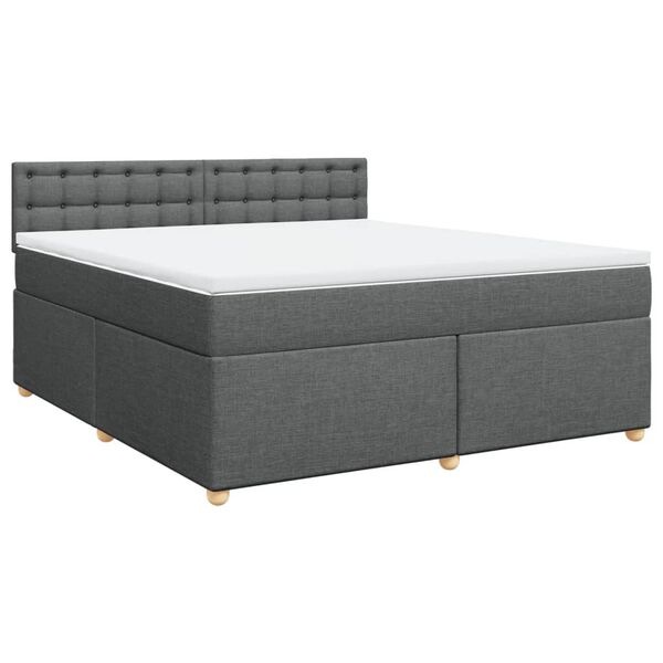 vidaXL &Kappa;&rho;&epsilon;&beta;ά&tau;&iota; Boxspring &mu;&epsilon; &Sigma;&tau;&rho;ώ&mu;&alpha; &Sigma;&kappa;&omicron;ύ&rho;&omicron; &Gamma;&kappa;&rho;&iota; 180x200 &epsilon;&kappa; &Upsilon;&phi;&alpha;&sigma;&mu;ά&tau;&iota;&nu;