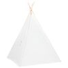 vidaXL &Sigma;&kappa;&eta;&nu;ή Teepee &Pi;&alpha;&iota;&delta;&iota;&kappa;ή &Lambda;&epsilon;&upsilon;&kappa;ή 120x120x150 &epsilon;&kappa;. Peach Skin &mu;&epsilon; &Sigma;ά&kappa;&omicron;