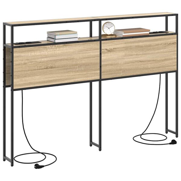 vidaXL &Kappa;&epsilon;&phi;&alpha;&lambda;ά&rho;&iota; &Alpha;&pi;&omicron;&theta;ή&kappa;&eta;&sigmaf; &mu;&epsilon; &rho;ά&phi;&iota; Sonoma &Delta;&rho;&upsilon;&sigmaf; 140 cm &Epsilon;&pi;&epsilon;&xi;&epsilon;&rho;&gamma;&alpha;&sigma;&mu;έ&nu;&omicron; &xi;ύ&lambda;&omicron;