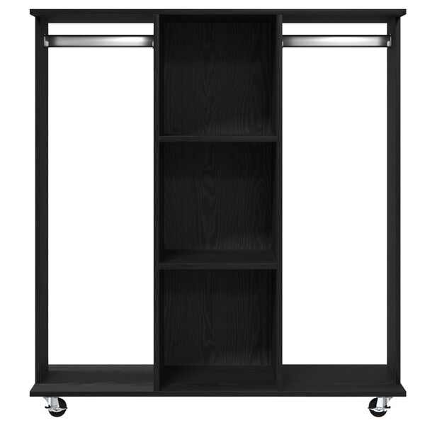 vidaXL Ντουλάπα Μαύρη δρυς 102 x 38 x 110 εκ. Επεξεργασμένο ξύλο