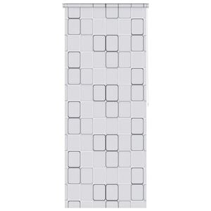 vidaXL Κουρτίνα Μπάνιου Ρολό Τετράγωνο Σχέδιο 80 x 240 εκ.