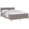 vidaXL &Kappa;&rho;&epsilon;&beta;ά&tau;&iota; &mu;&epsilon; &epsilon;&lambda;&alpha;&tau;ή&rho;&iota;&alpha; &mu;&epsilon; &sigma;&tau;&rho;ώ&mu;&alpha; Taupe 140 x 190 cm ύ&phi;&alpha;&sigma;&mu;&alpha;