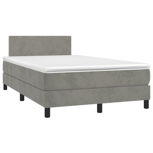 vidaXL &Kappa;&rho;&epsilon;&beta;ά&tau;&iota; Boxspring &mu;&epsilon; &Sigma;&tau;&rho;ώ&mu;&alpha; &Alpha;&nu;&omicron;&iota;&chi;&tau;ό &Gamma;&kappa;&rho;&iota; 120x190 &epsilon;&kappa;. &Beta;&epsilon;&lambda;&omicron;ύ&delta;&iota;&nu;&omicron;