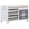 vidaXL &Pi;ά&gamma;&kappa;&omicron;&sigmaf; &Chi;&omicron;&lambda; &Lambda;&epsilon;&upsilon;&kappa;ό&sigmaf; 70 x 33,5 x 45 &epsilon;&kappa;. &alpha;&pi;ό &Xi;ύ&lambda;&omicron; &Pi;&alpha;&upsilon;&lambda;ώ&nu;&iota;&alpha;&sigmaf;