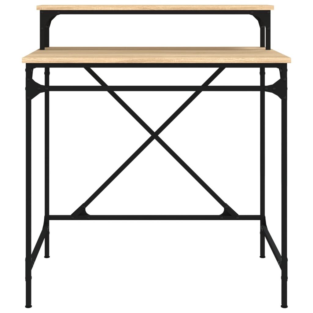 vidaXL Γραφείο Sonoma Δρυς 80x50x90 εκ. από Επεξεργασμένο Ξύλο