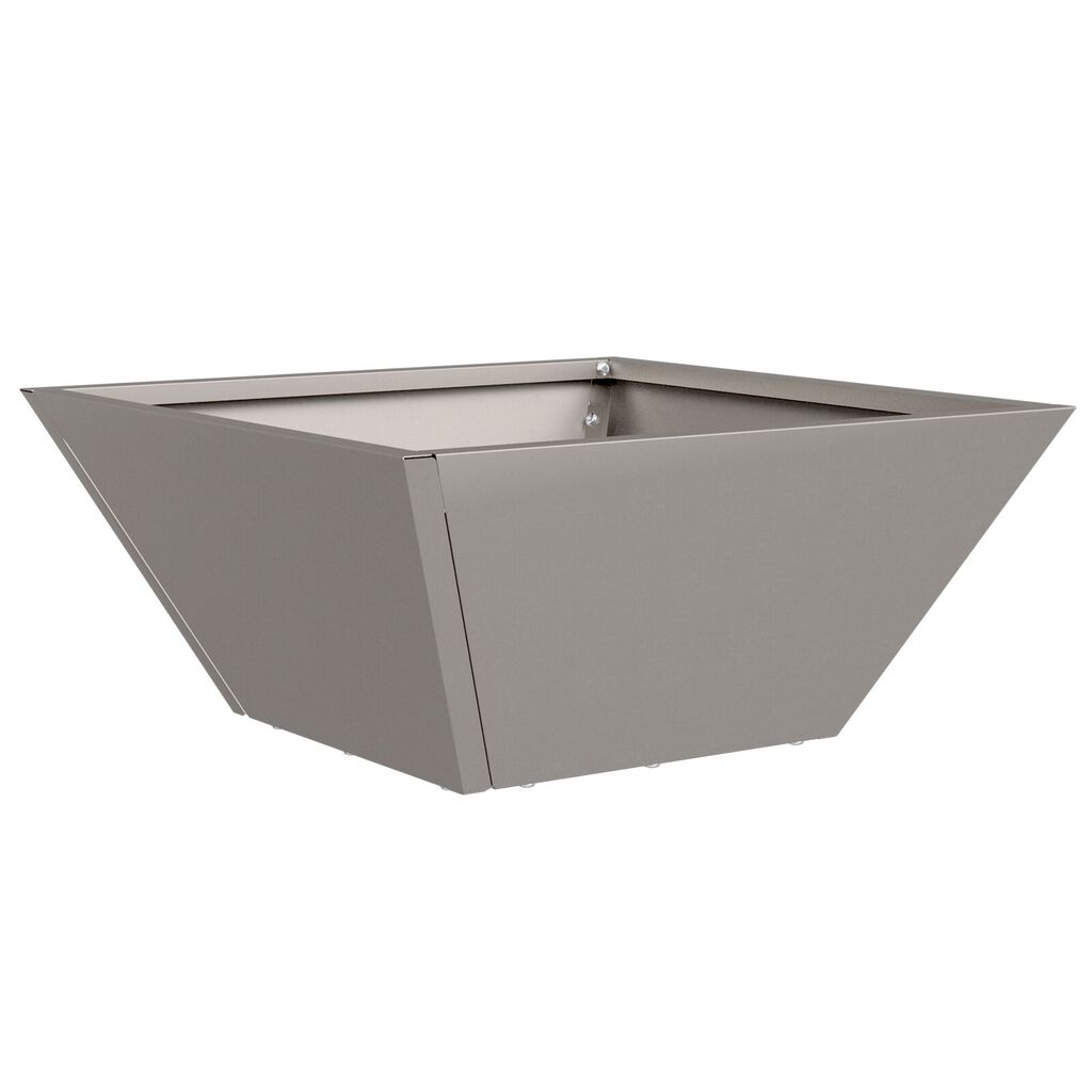 vidaXL Μεταλλική Γλάστρα Ατμόσφαιρα σιδήρου 35 x 35 x 15 εκ. Ανθεκτική