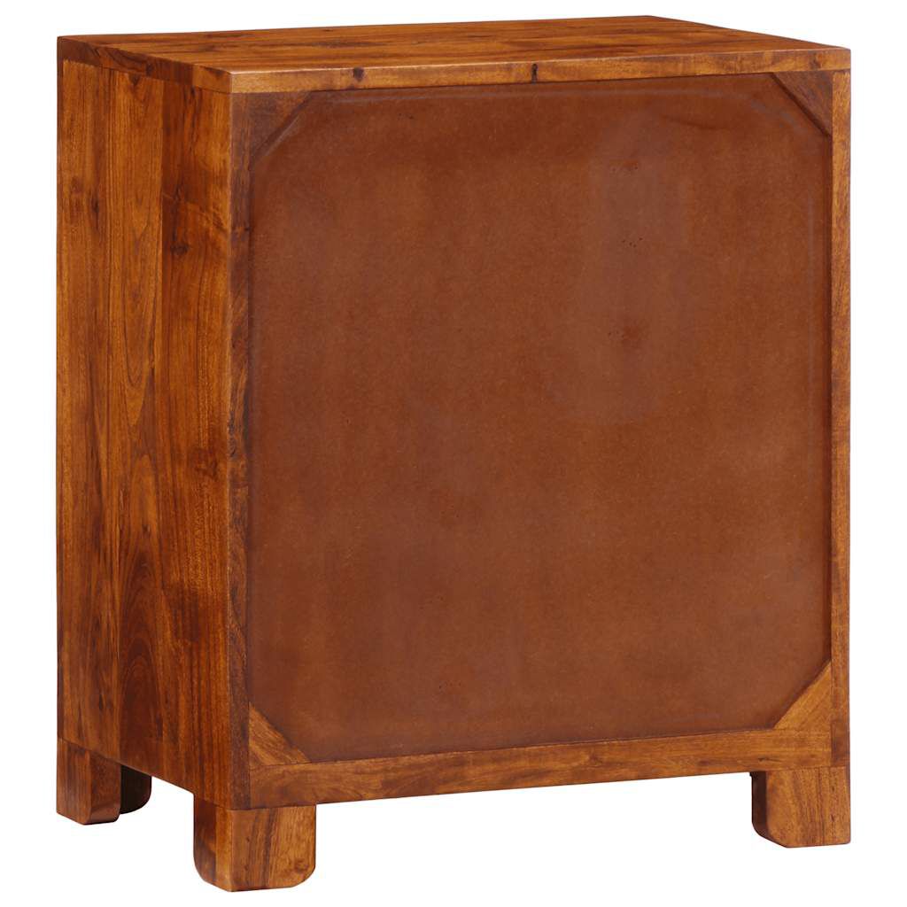 vidaXL Sideboard Πολύχρωμο 50x35x60 μασίφ ξύλο ακακίας