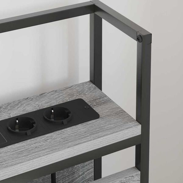 vidaXL &Kappa;&epsilon;&phi;&alpha;&lambda;ά&rho;&iota; &Alpha;&pi;&omicron;&theta;ή&kappa;&eta;&sigmaf; &mu;&epsilon; &rho;ά&phi;&iota; &Gamma;&kappa;&rho;&iota; sonoma 160 cm &Epsilon;&pi;&epsilon;&xi;&epsilon;&rho;&gamma;&alpha;&sigma;&mu;έ&nu;&omicron; &xi;ύ&lambda;&omicron;