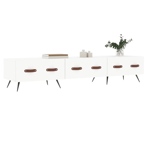 vidaXL Έπιπλο Τηλεόρασης Λευκό 150 x 36 x 30 εκ. Επεξεργασμένο Ξύλο