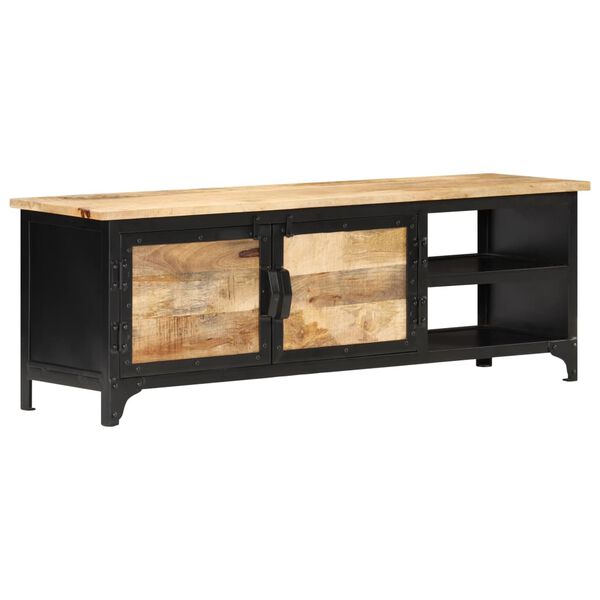 vidaXL Έπιπλο Τηλεόρασης 120 x 30 x 40 εκ. από Μασίφ Ξύλο Μάνγκο
