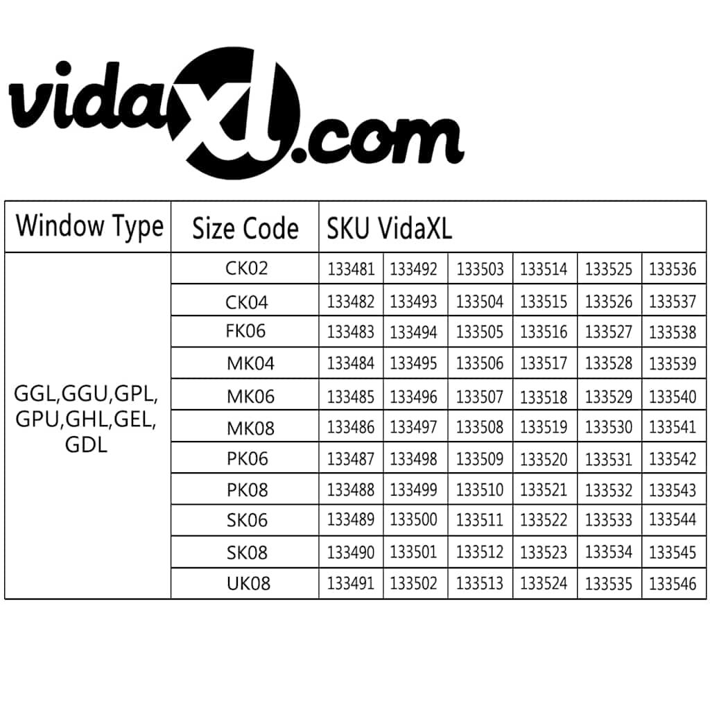 vidaXL Στόρι Ρόλερ Συσκότισης (Blackout) Λευκό MK04