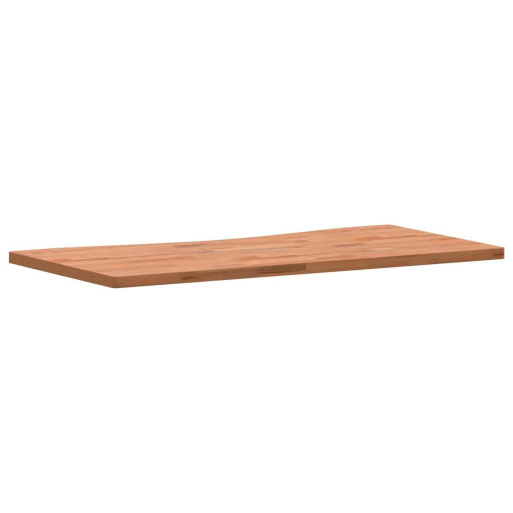 VidaXL Επιφάνεια Εργασίας 100x(45-50)x2,5 εκ. από Μασίφ Ξύλο Οξιάς