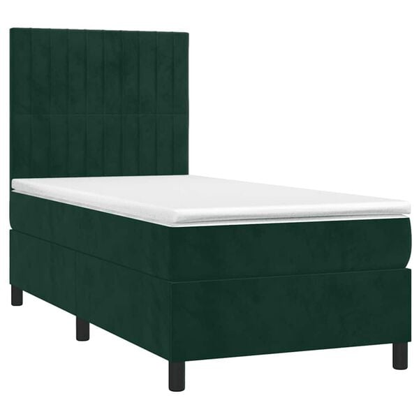 vidaXL &Kappa;&rho;&epsilon;&beta;ά&tau;&iota; Boxspring &mu;&epsilon; &Sigma;&tau;&rho;ώ&mu;&alpha; &Sigma;&kappa;&omicron;ύ&rho;&omicron; &Pi;&rho;ά&sigma;&iota;&nu;&omicron; 80x200 &epsilon;&kappa;. &Beta;&epsilon;&lambda;&omicron;ύ&delta;&iota;&nu;&omicron;