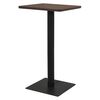 vidaXL &Tau;&rho;&alpha;&pi;έ&zeta;&iota; Bistro &Sigma;&kappa;&omicron;ύ&rho;&omicron; &Sigma;&tau;&alpha;&chi;&tau;ί 60 x 60 x 107 &epsilon;&kappa;.
