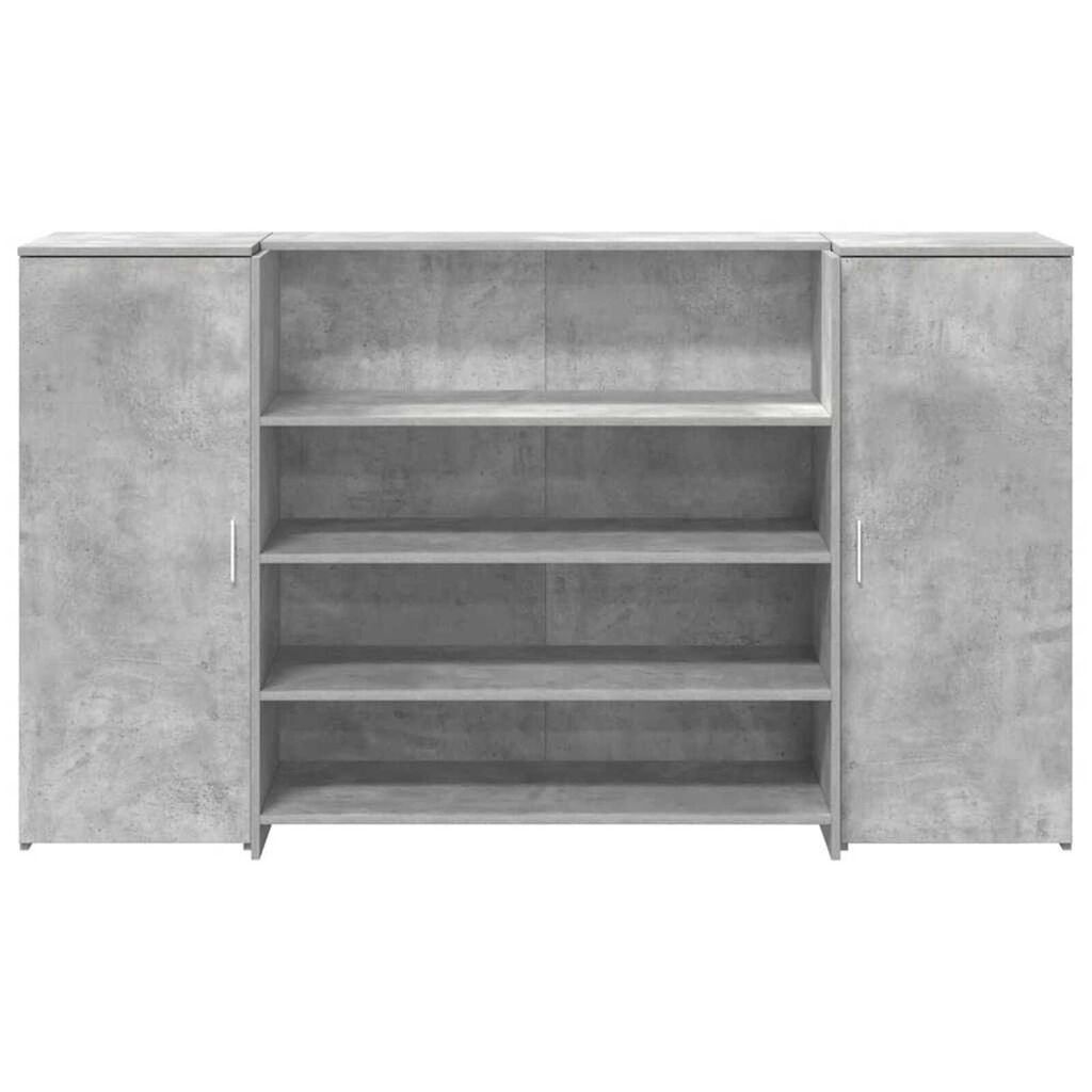 vidaXL Γραφείο υποδοχής 180x50x103,5εκ. Επεξεργασμένο Ξύλο