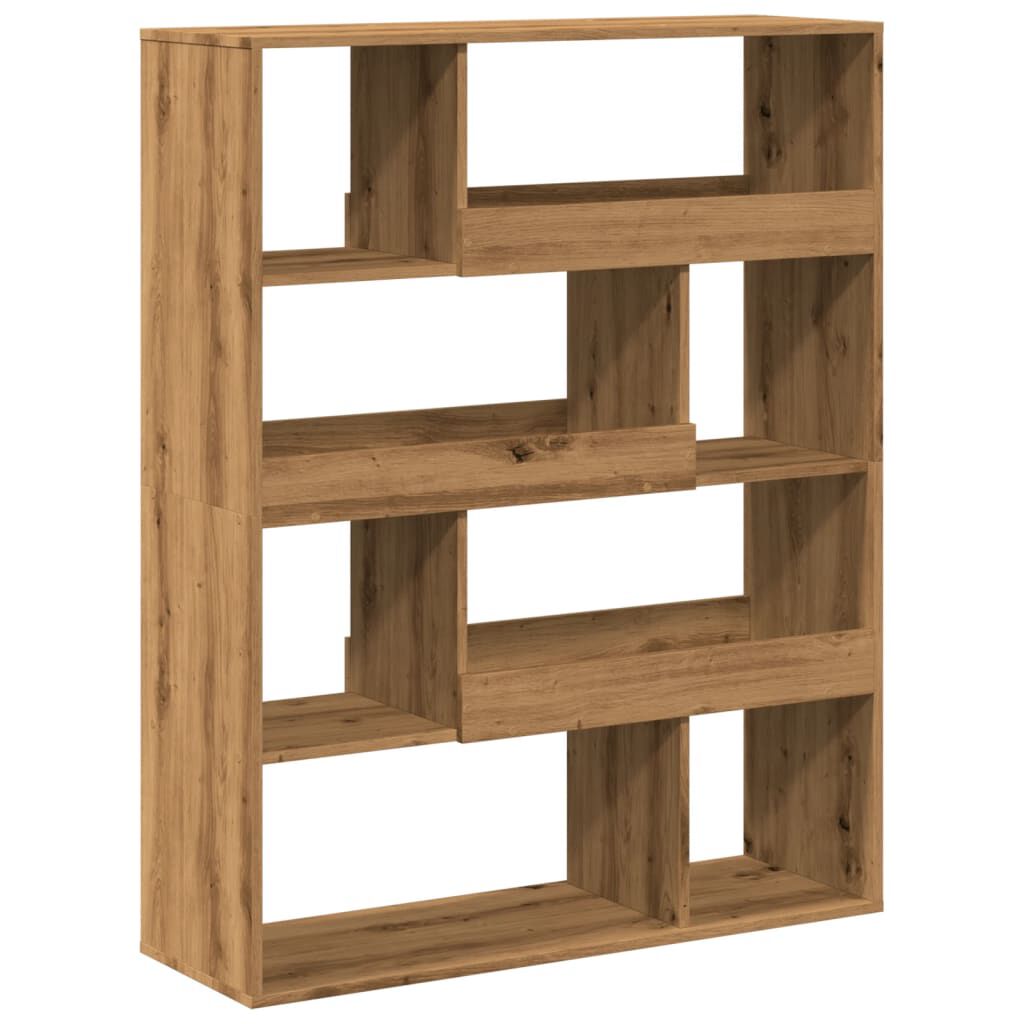 vidaXL Βιβλιοθήκη/Διαχωριστικό Χώρου Δρυς 100x33x125,5 εκ. Επεξ. Ξύλο