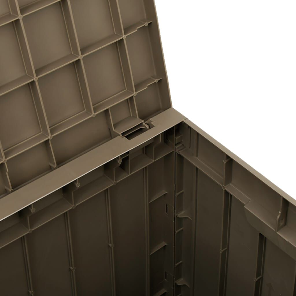 vidaXL Μπαούλο Αποθήκευσης Κήπου Γκρι 55,5x43x53 εκ. Πολυπροπυλένιο