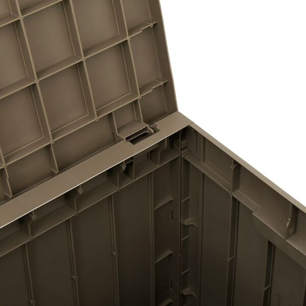 vidaXL Μπαούλο Αποθήκευσης Κήπου Γκρι 55,5x43x53 εκ. Πολυπροπυλένιο