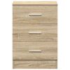 vidaXL Κομοδίνα 2 τεμ. Χρώμα Sonoma Δρυς 38x35x56 εκ. από Επεξ. Ξύλο