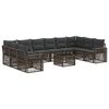 vidaXL &Sigma;&epsilon;&tau; &Kappa;&alpha;&nu;&alpha;&pi;έ &Kappa;ή&pi;&omicron;&upsilon; 11 pcs &Gamma;&kappa;&rho;&iota; &kappa;&alpha;&iota; &Sigma;&kappa;&omicron;ύ&rho;&omicron; &Gamma;&kappa;&rho;&iota; &sigma;&upsilon;&nu;&theta;&epsilon;&tau;&iota;&kappa;ό &rho;&alpha;&tau;ά&nu;