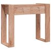 vidaXL &Tau;&rho;&alpha;&pi;έ&zeta;&iota; &Kappa;&omicron;&nu;&sigma;ό&lambda;&alpha; 90 x 35 x 75 &epsilon;&kappa;. &alpha;&pi;ό &Mu;&alpha;&sigma;ί&phi; &Xi;ύ&lambda;&omicron; Teak