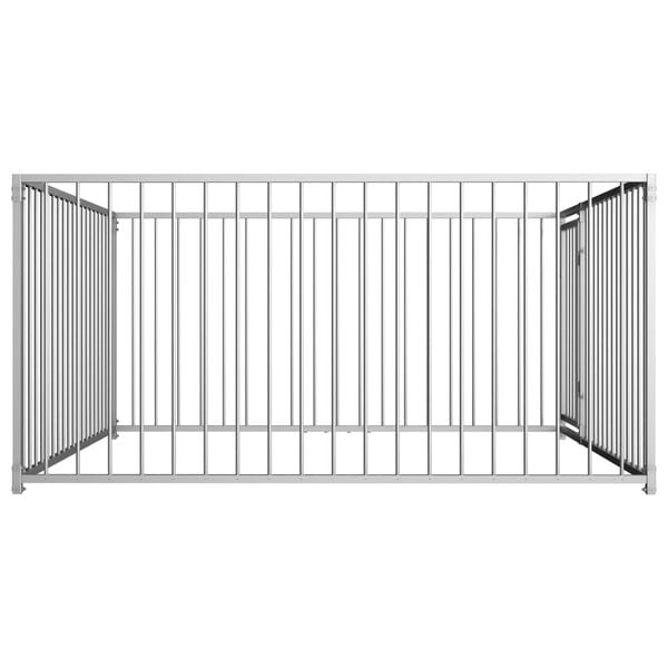 vidaXL Κλουβί Σκύλου Εξωτερικού Χώρου 200 x 200 x 100 εκ.